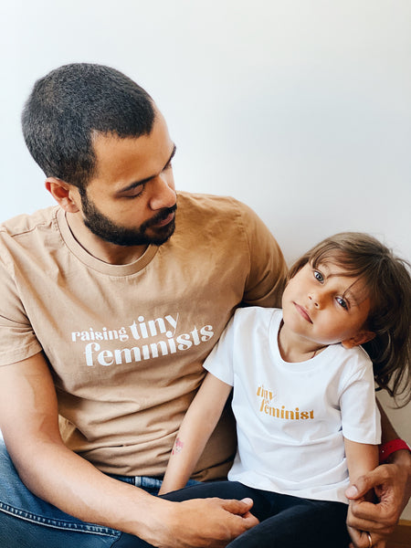 Raising Tiny Feminists T-shirt Camel